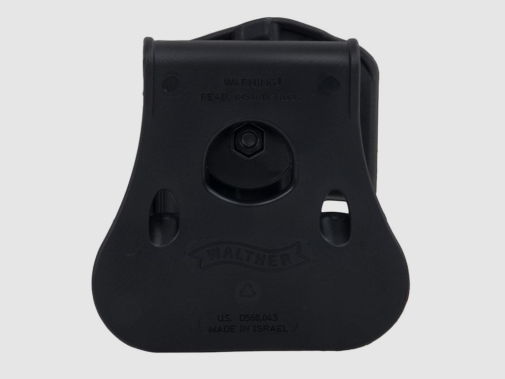 Schnellziehholster Paddel Holster GĂĽrtelholster fĂĽr Schreckschuss Pistole Walther PPQ M1 PPQ M2 P99 Kunststoff schwarz