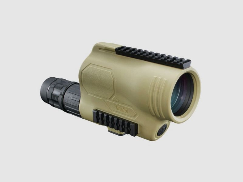 Bushnell Spektiv Legend T 15-45x60mm mit Picatinny Schiene / FFP Mil-Hash Absehen, Flat Dark Earth