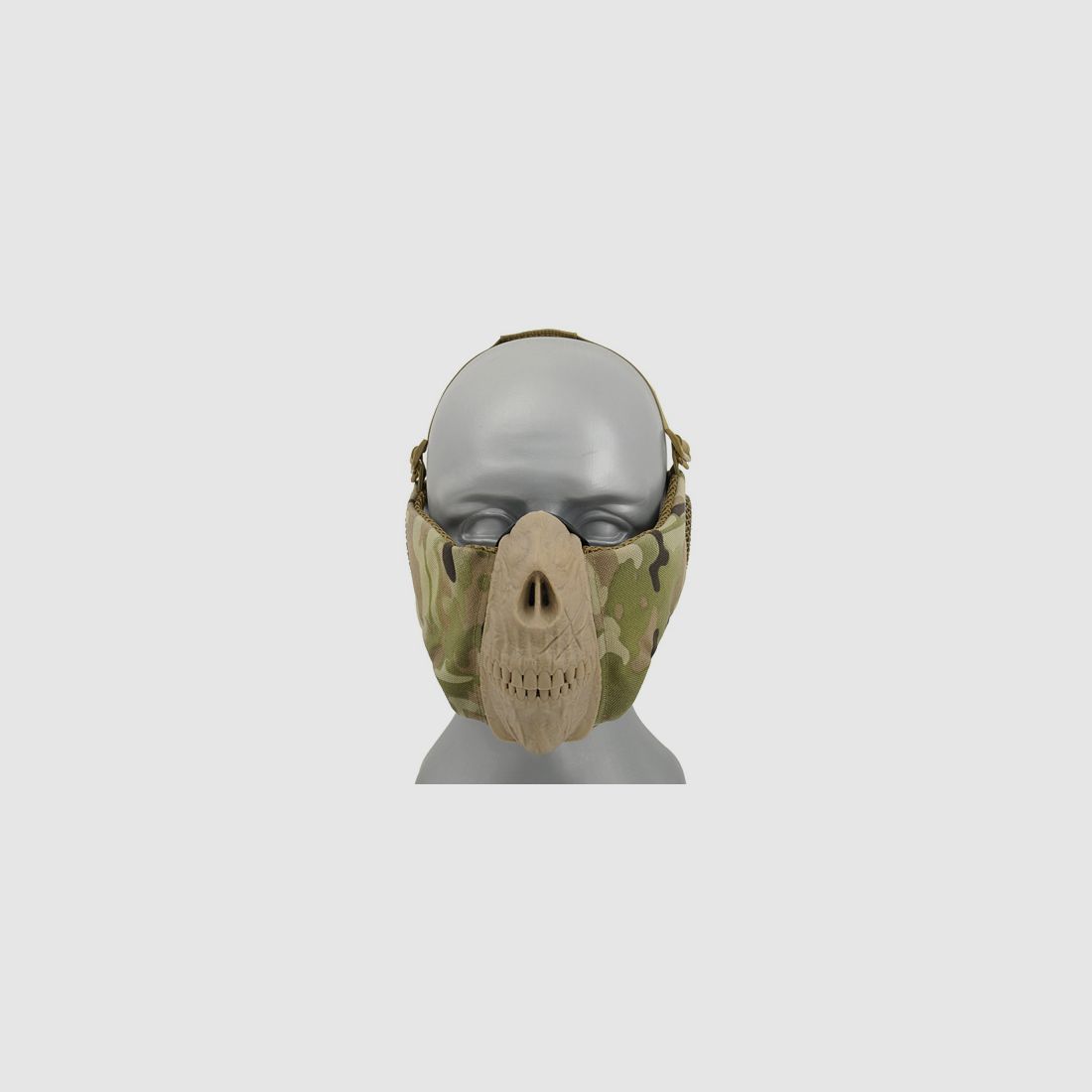 Half Face SKULL FACE Mask (PROTECTION EAR VERSION) - Multicamo [CS]