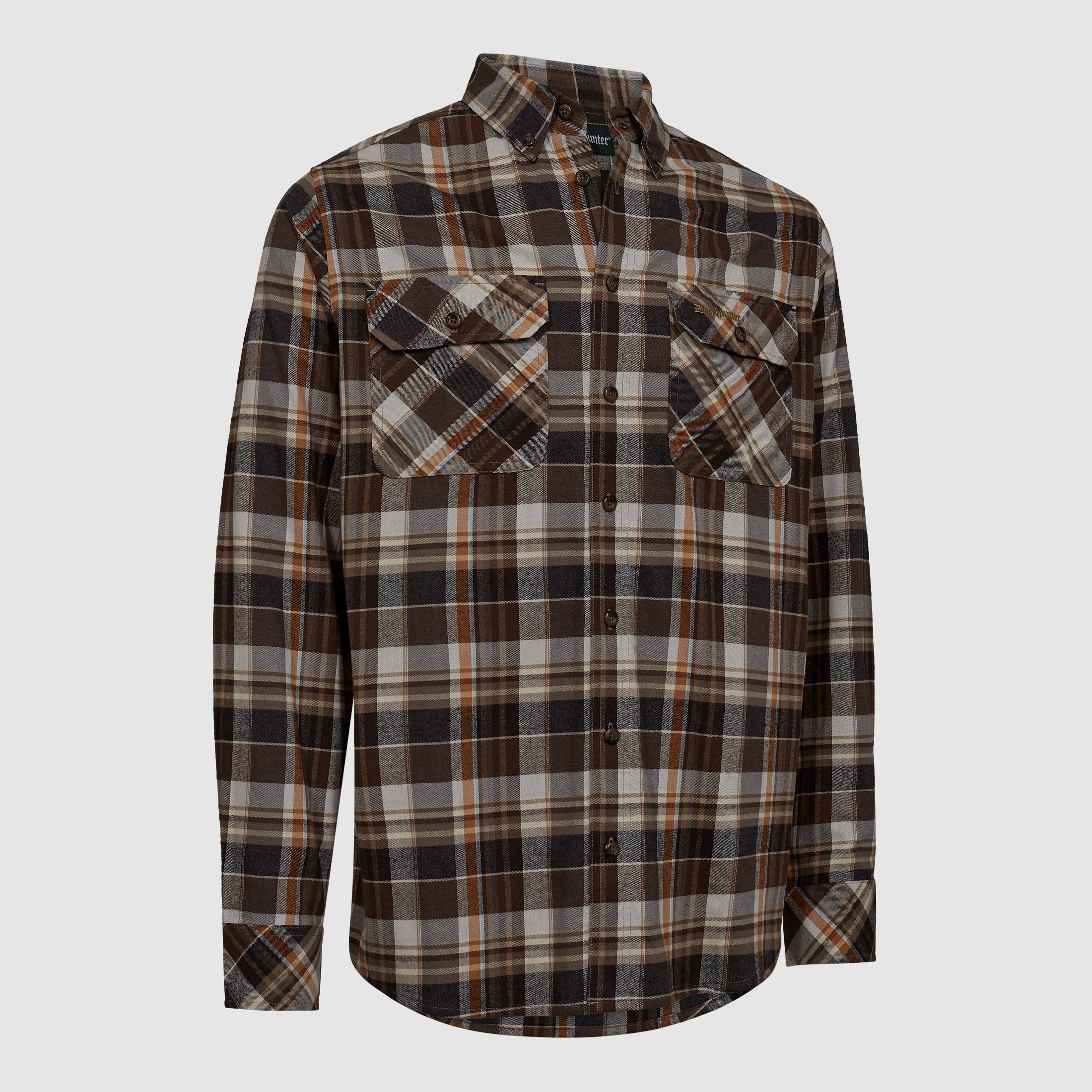 Robert Hemd - Brown Check – Kleidergröße Herren: 41/42