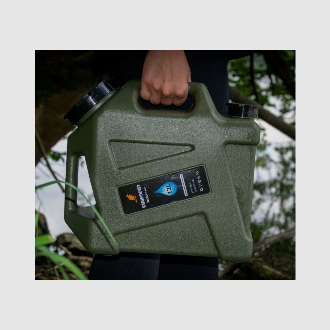 Carpspot Watertank | Waterkanister - 12L - olijf