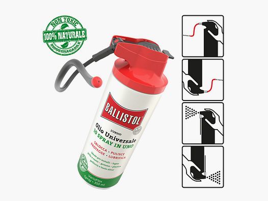 BALLISTOL HUILE UNIVERSELLE VARIOFLEX SPRAY - 350 ML / C12 PCS