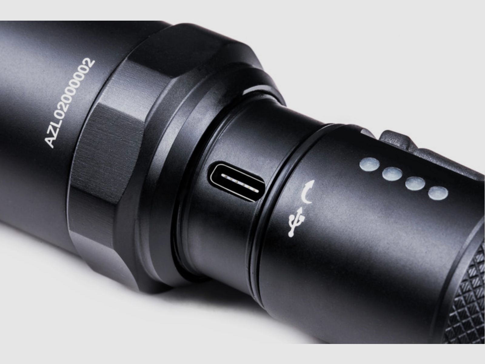 NEXTORCH P81 2,600 Lumen tactical LED flashlight, USB-C rechargeable function, glass breaker