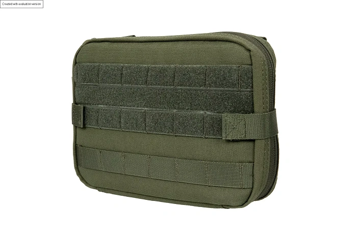 Large administrative pouch with map pocket – Olive, image 1 of 14