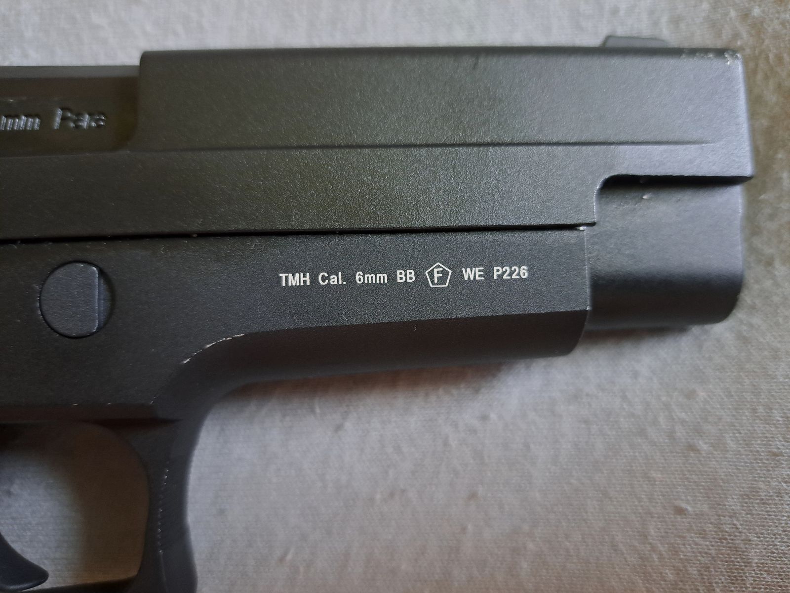 WE P226 GBB mit Carabine Kit