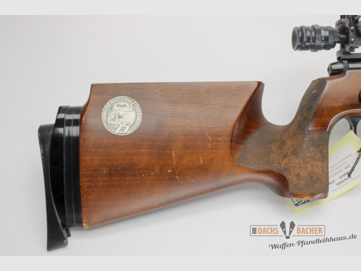 EL Büchse Anschütz 54 Match 25 Jahre Kal. .22lr mit Diopter