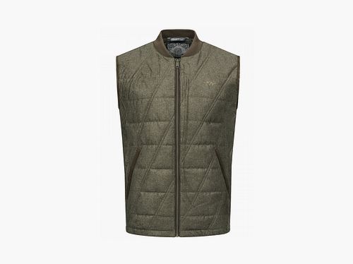 BLASER Herren Vintage Weste Victor Olive Melange- Black