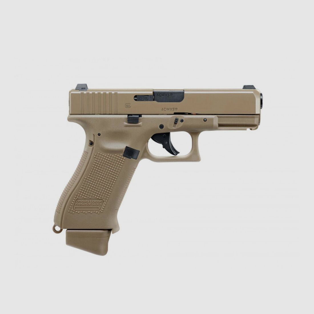 UMAREX	 Glock 19X Airsoft Pistole Co2 6 mm BB Coyote