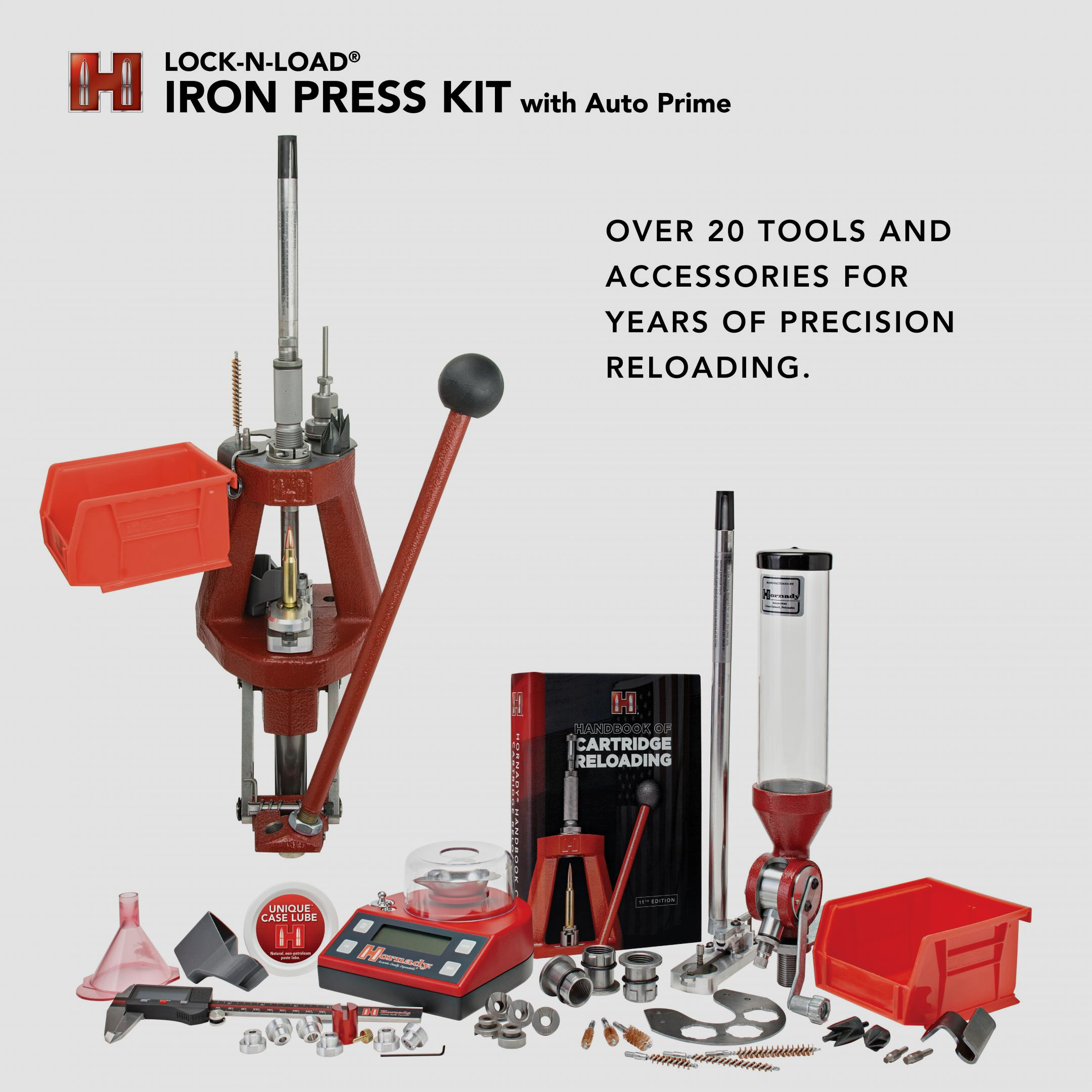 Hornady Lock-N-Load Iron Press Kit / Kit de rechargement