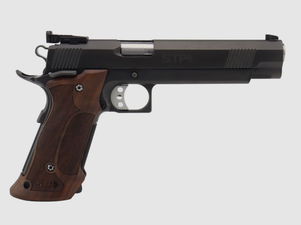 STP TM 9 BOMAR 6.0 Pistola Match Longslide Hecha en Alemania con empuñadura Nill