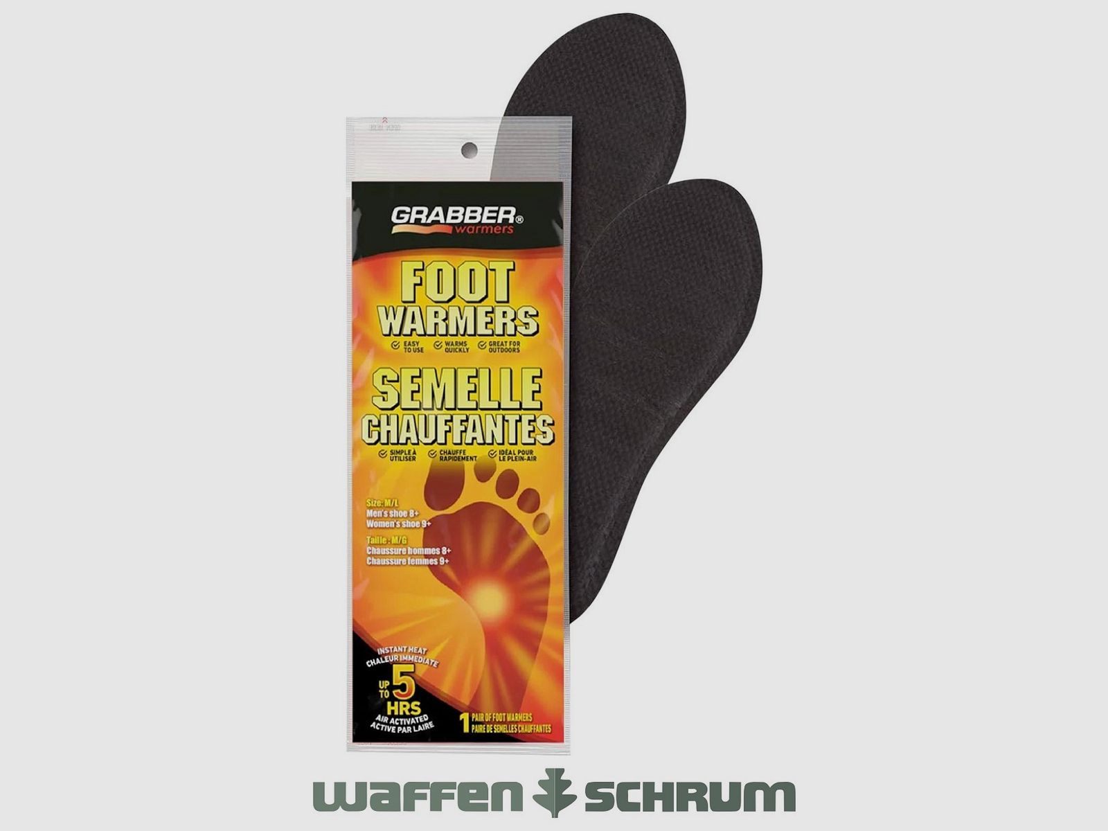 Grabber Einlegesohle 1 Paar Größe M-L (40-46)