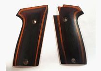 Unknown pair of grip panels, unknown, similar to P88, wood