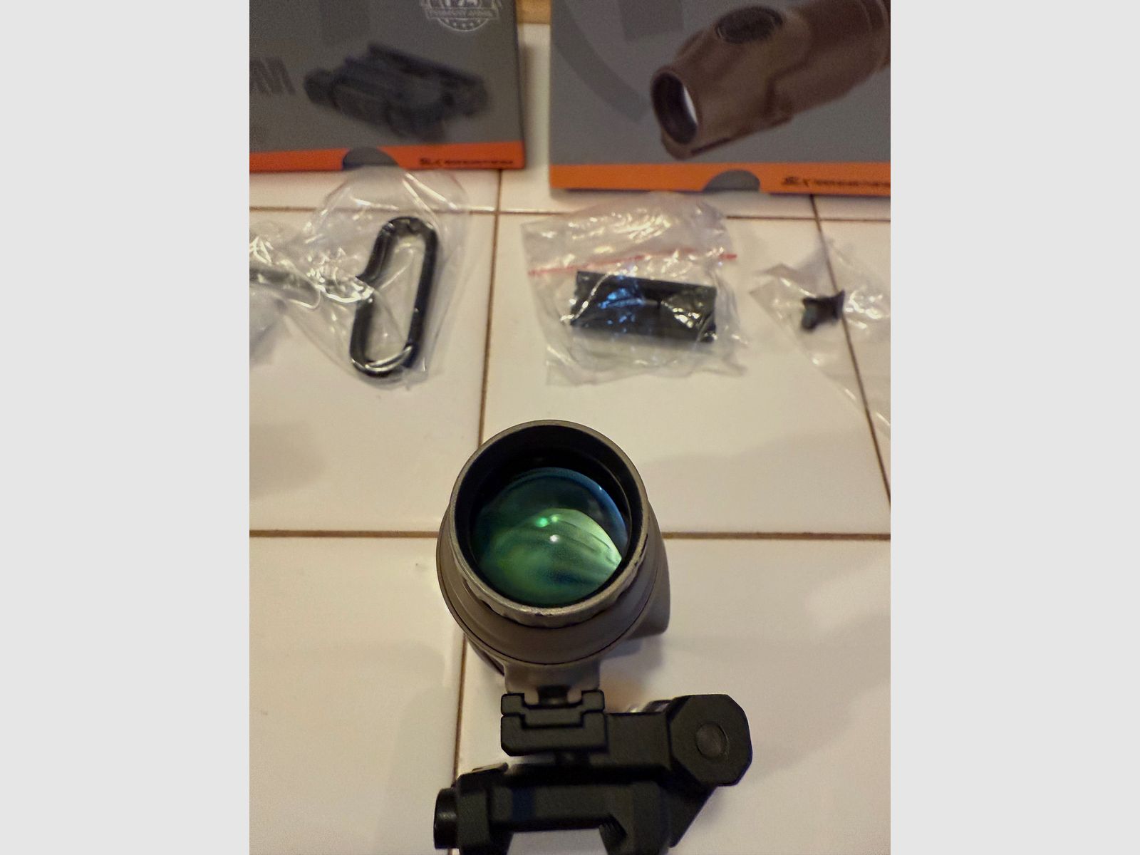 Primary Arms SLx 3x Micro Magnifier FDE con montaggio Flip to sight FTSM - Ottime condizioni