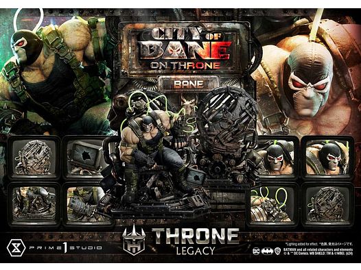 DC Comics Throne Legacy Collection Statue 1/4 Batman Bane on Throne Deluxe Version 61 cm | 42998