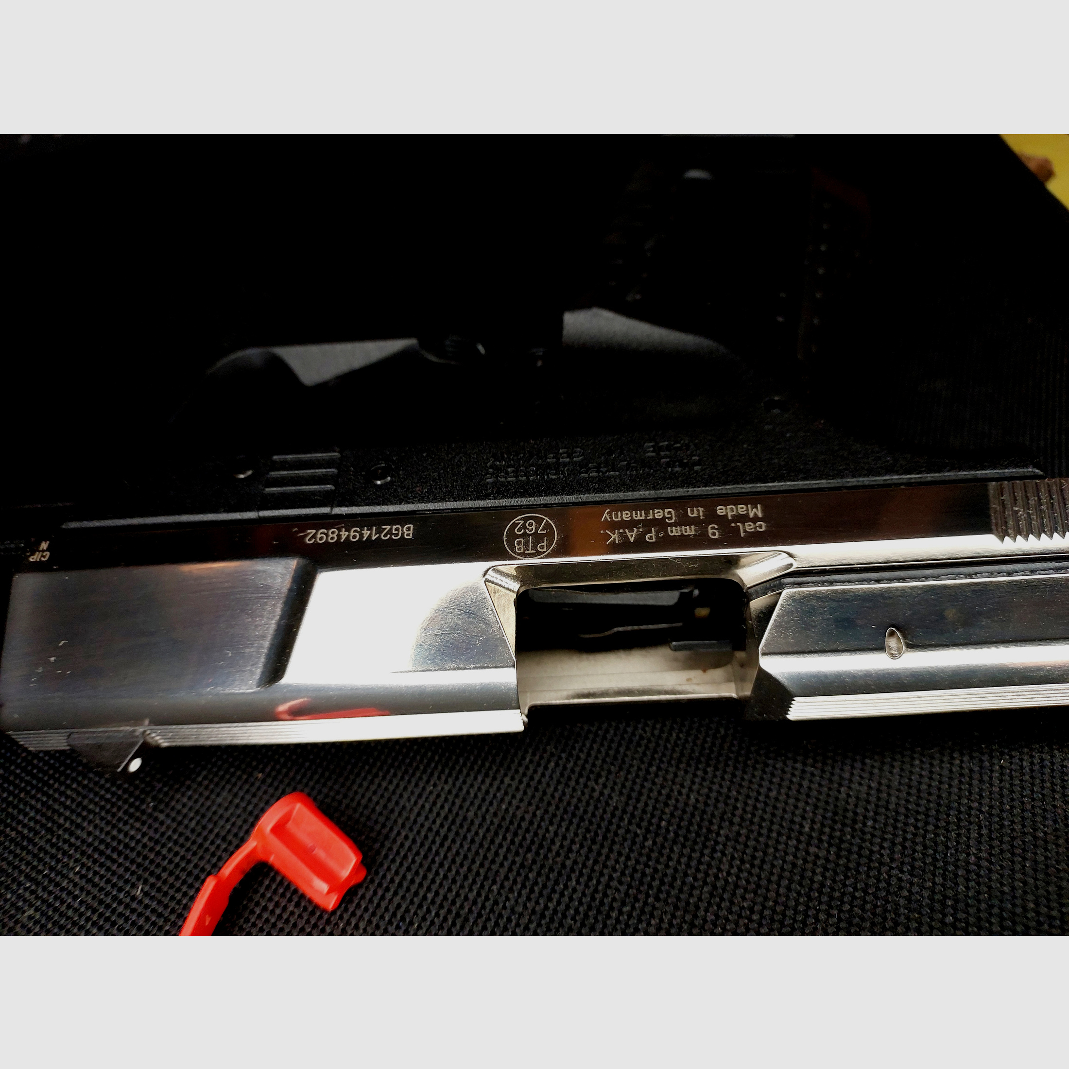 Premium Walther P99 SV NKL Schreckschusspistole 9 mm P.A.K. (PTB 762) P 99 Nickel-Finish [CNC-gefräster Stahlverschluss NKL] NEU!