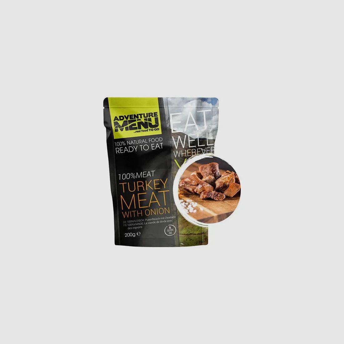 Adventure Menu Putenfleisch mit Zwiebeln