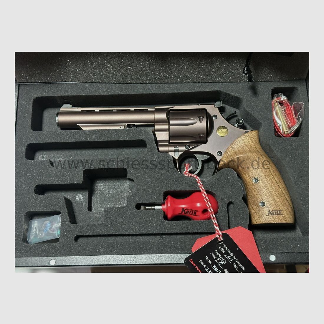 KORTH Combat Revolver NSC Heritage 5 ¼ Zoll Bronze .357 MAG
