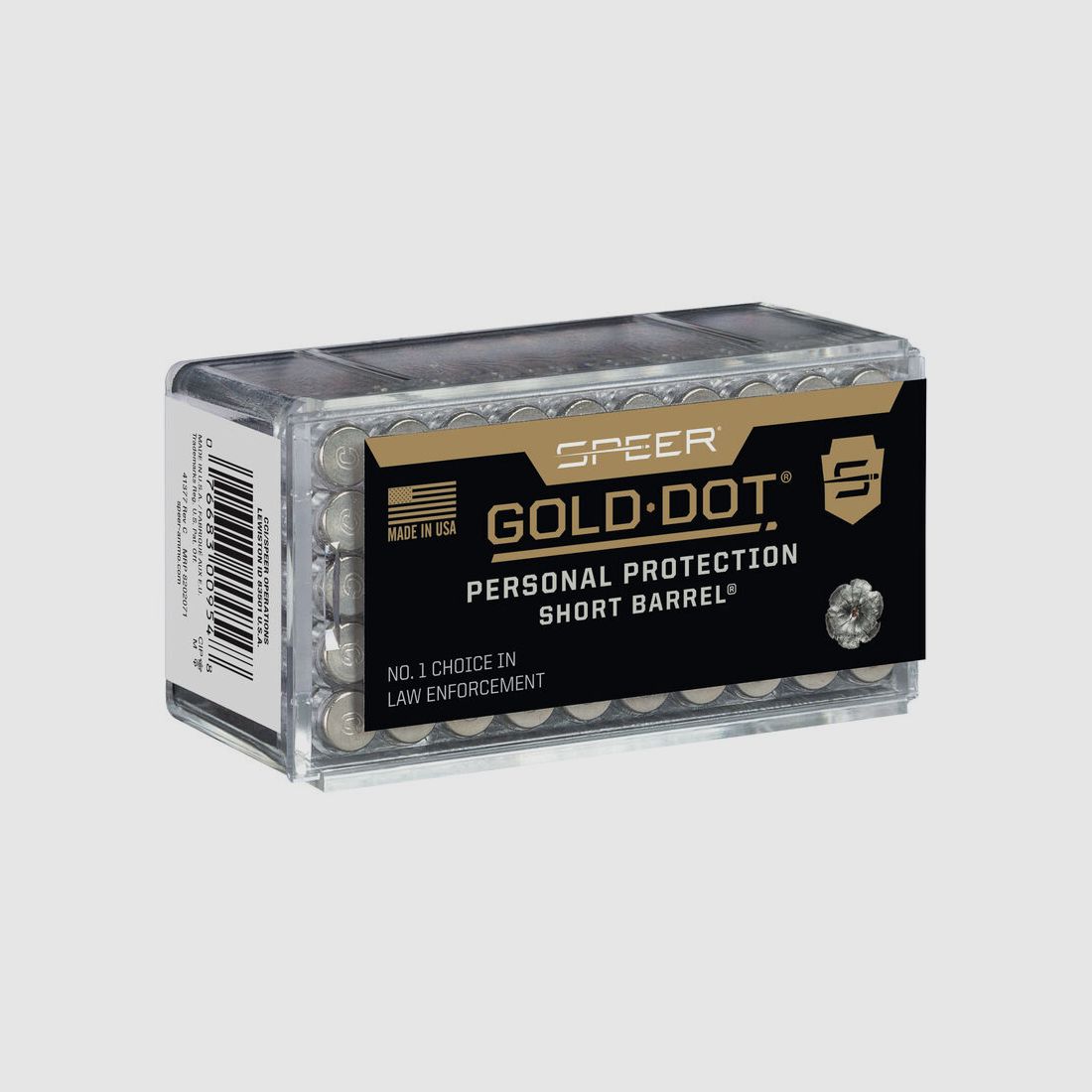 Speer Gold Dot Protection Personnelle .22 WMR 40GR GDHP 50 cartouches