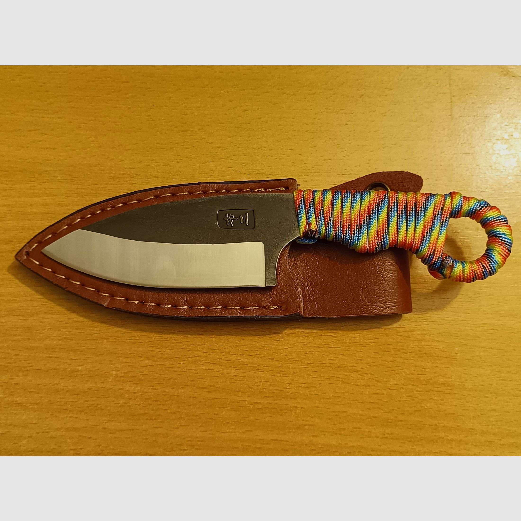 Hand-forged knife made of 3 layers of steel, inner layer made of rare (BG-42®) steel