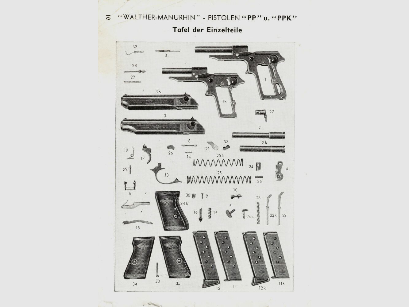 Walther Achse, Hahn für PP / PPK [ 5 ]