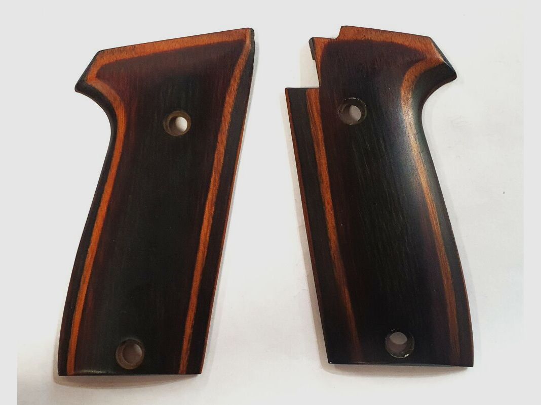 Coppia di pannelli grip sconosciuti, sconosciuti, simili a P88, legno