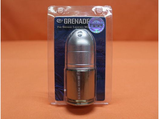 GSG German Sport Guns Colt ® Granate (Einlegepatrone) Airsoft Gas, 6mmBB, für 18 BBs/ Schuss.