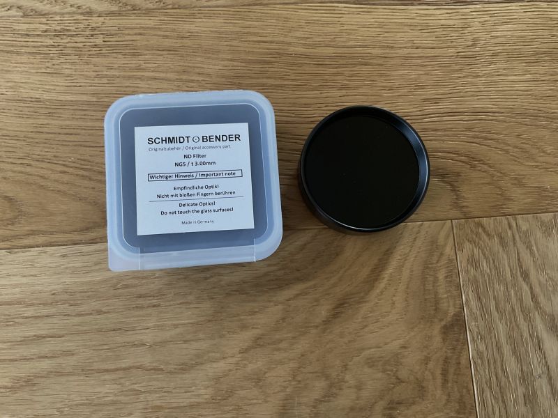 Schmidt & Bender ND Filter für 56er Gläser PM II