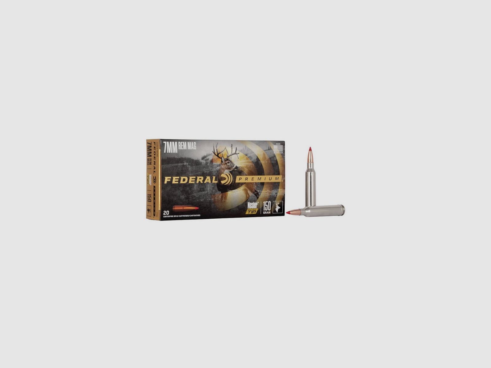 Federal Nosler Ballistic Tip 7mm Rem Mag / 150 Grain