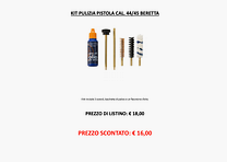 Beretta – Kit de limpieza para pistola Cal. 44/45 CK491