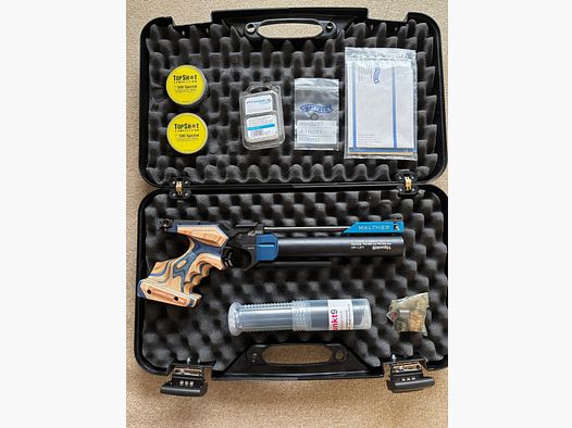 Walther LP 300 Luftpistole (Luft entweicht am Druckminderer)