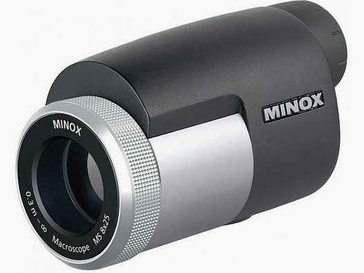 Minox MS 8x25 Macroscope Silber/Schwarz