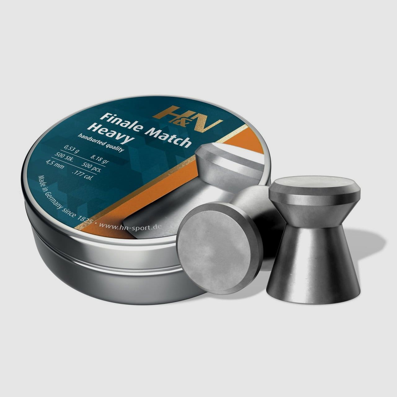H&N Finale Match Heavy Diabolo 4.49 mm - 500 pcs.