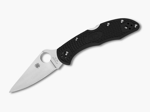 Taschenmesser Delica 4 Lightweight Flat Ground Black