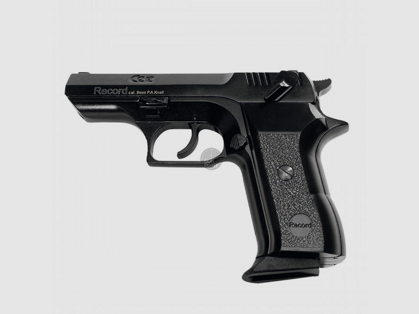 Schreckschuss - Gas Signal Pistole - RECORD Modell COP BR. - 9 mm P.A.K.