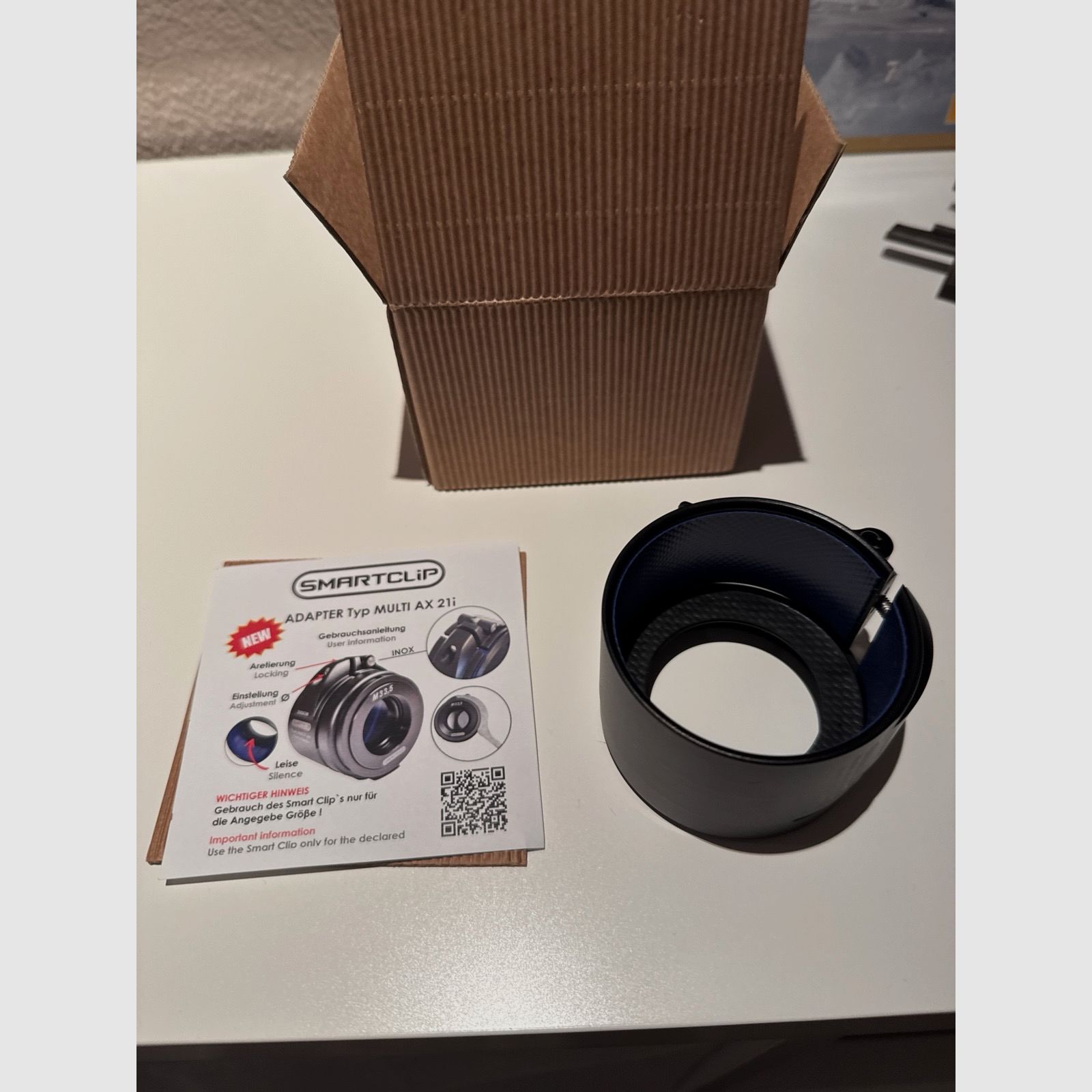 Smartclip AS D62 adaptateur de serrage 56mm lunette de visée