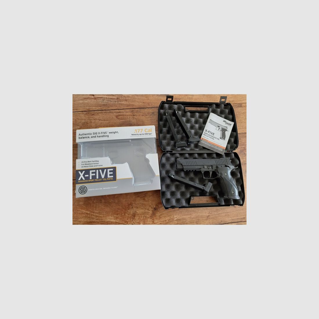 Sig Sauer X-Five Co2-Pistole 4,5 mm Diabolo