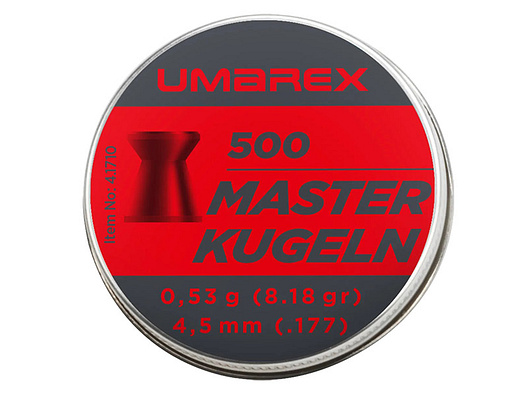 Flachkopf Diabolos Umarex Masterkugeln Kaliber 4,5 mm 0,53 g glatt 500 StĂĽck