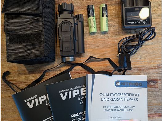 Nitehog Viper 35 Gen1 (TIR-M35S) – Zubehör + OVP