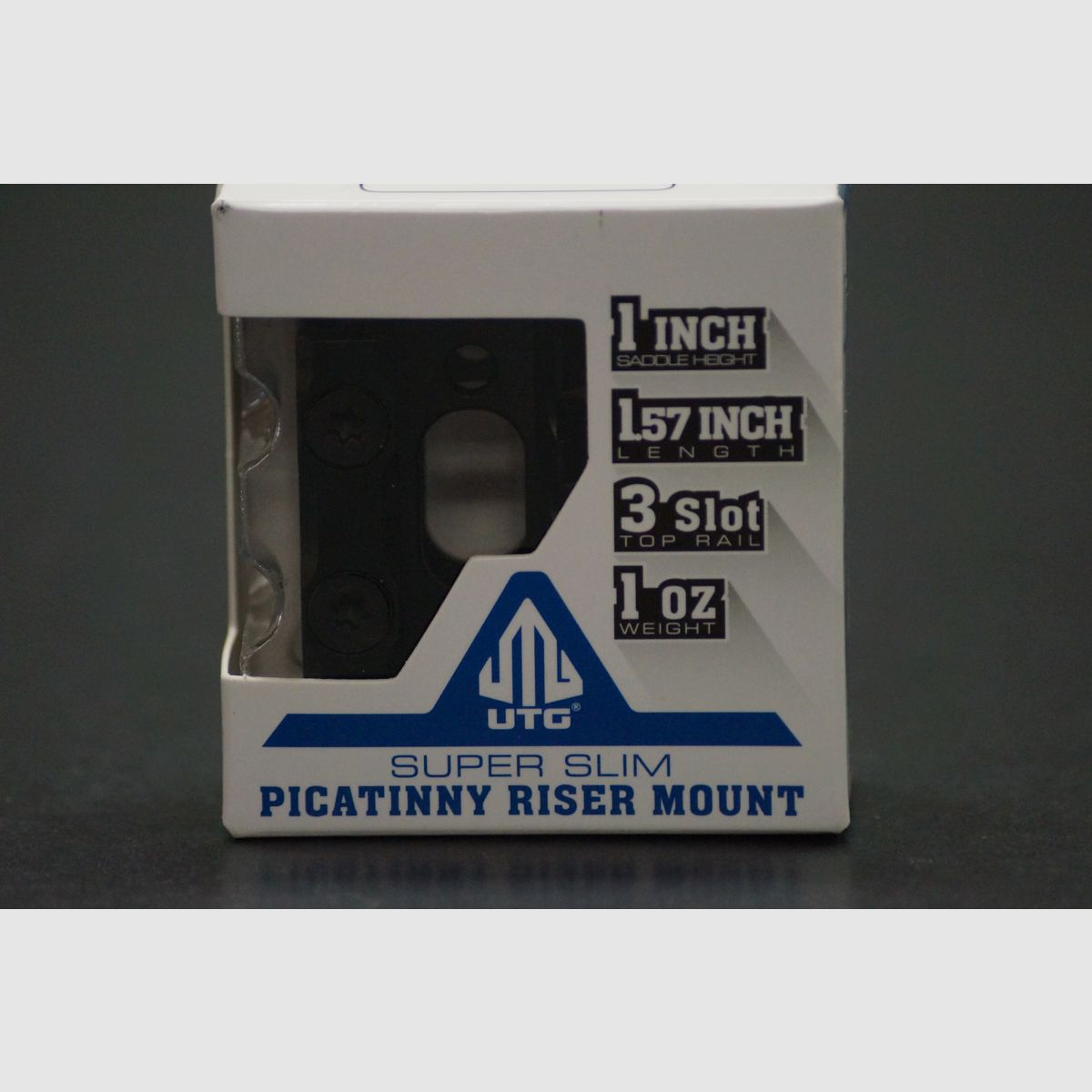 UTG Super Slim Riser Mount 3 Slot 2.4cm