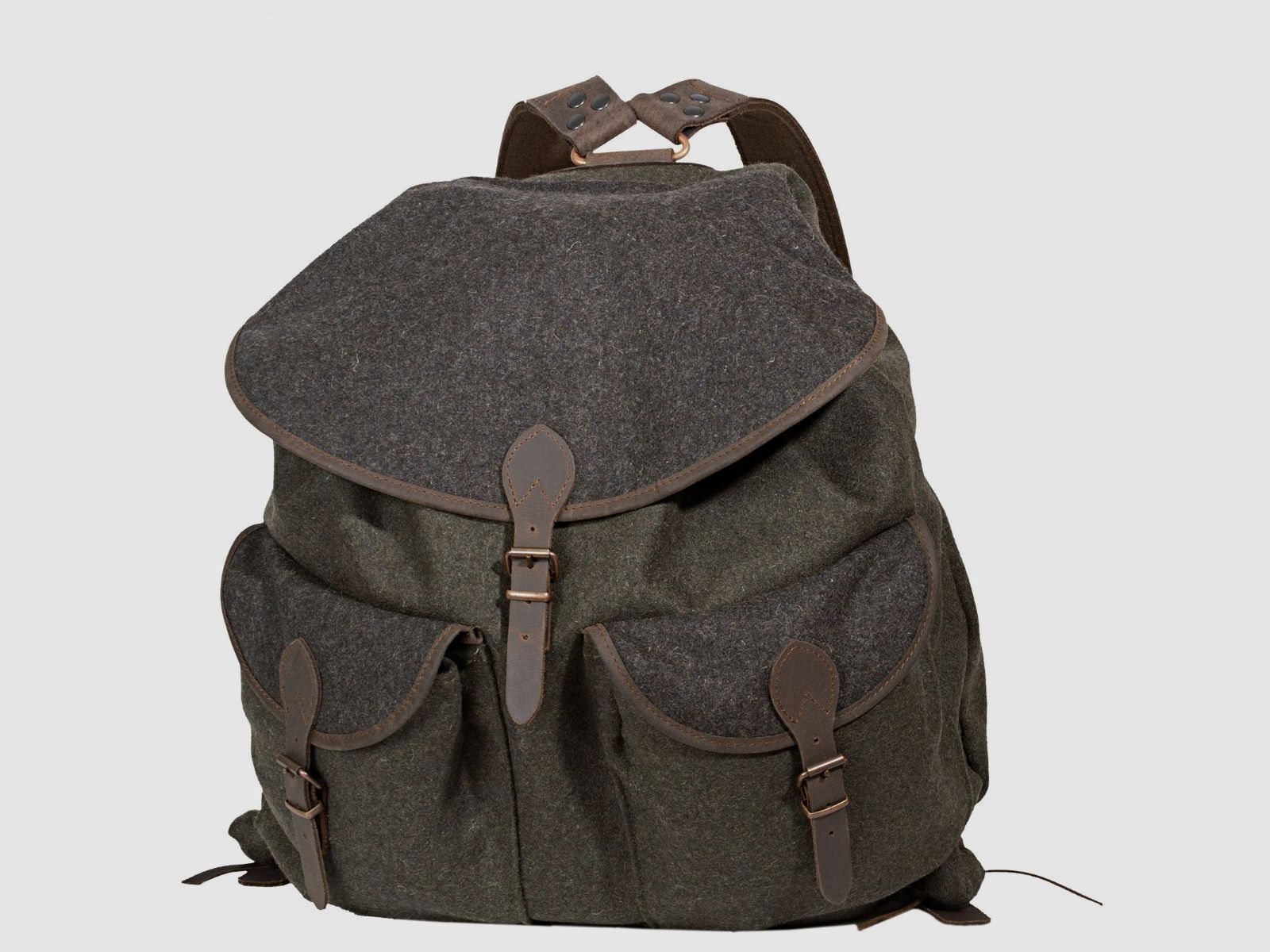 AKAH Loden-Rucksack grn/grau