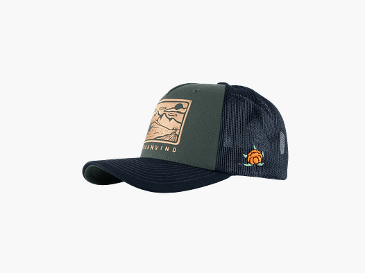 SQRTN Nordanvind Trucker Cappello Oliva
