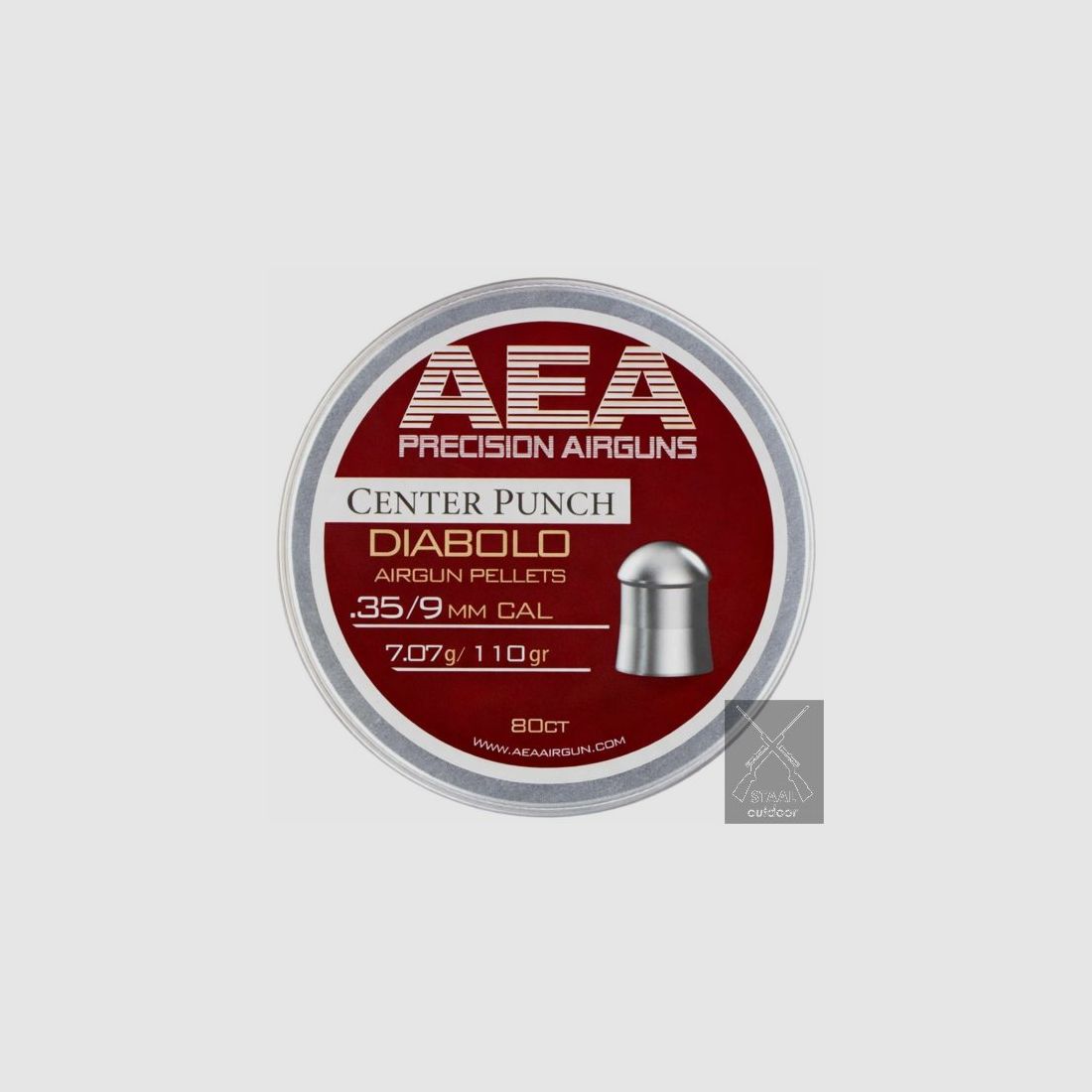 AEA Center Punch Diabolo 9 mm (.35) | 110 gr