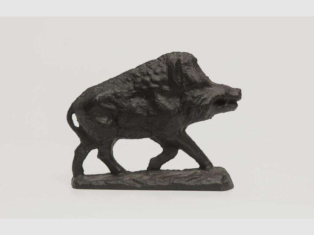 Guss Keiler massif art de la fonte chasse déco grand, image 3 sur 4