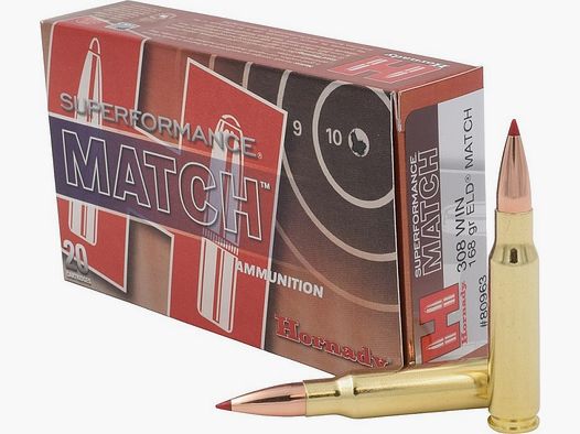 HORNADY 308WIN 168GR ELD-MATCH SPF Ammunition