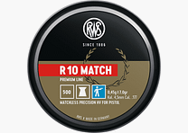 RWS Premium Line R10 Match HV Diabolo 4,5 mm Ø4,5 mm 0,45 g 500er