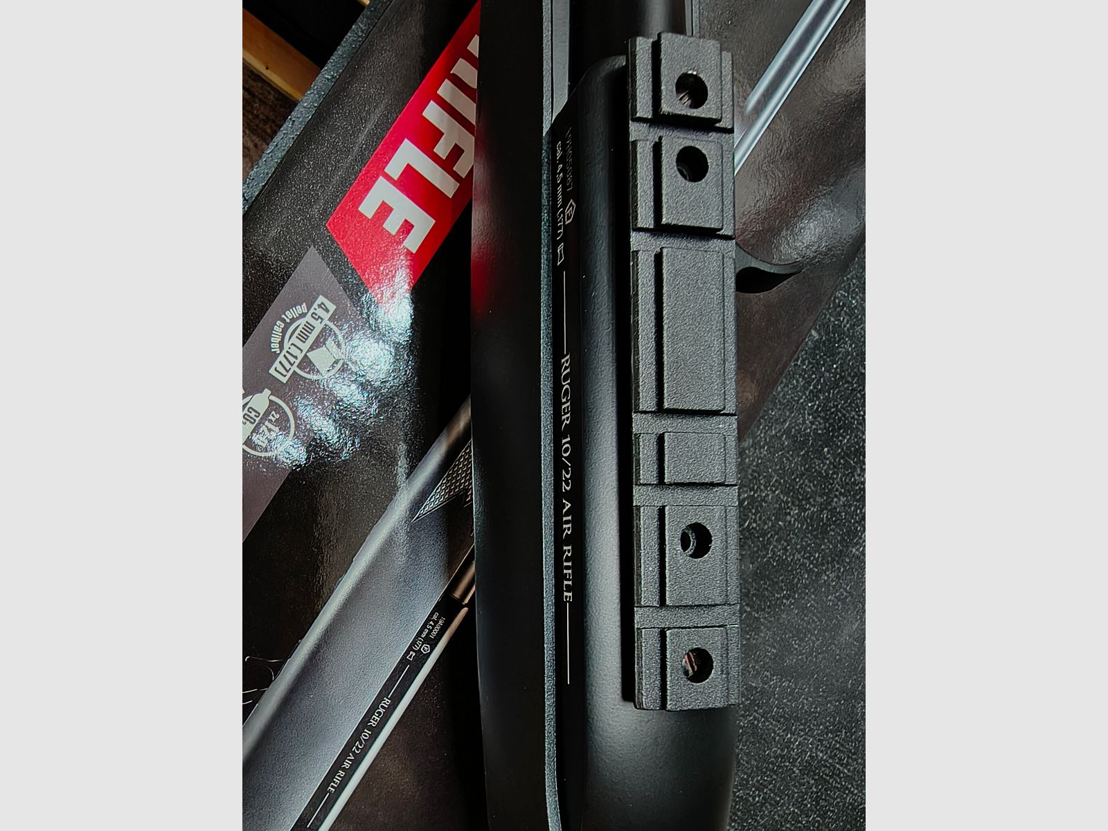 Ruger 10/22 Co2 rifle 4.5 mm Diabolo plus accessories