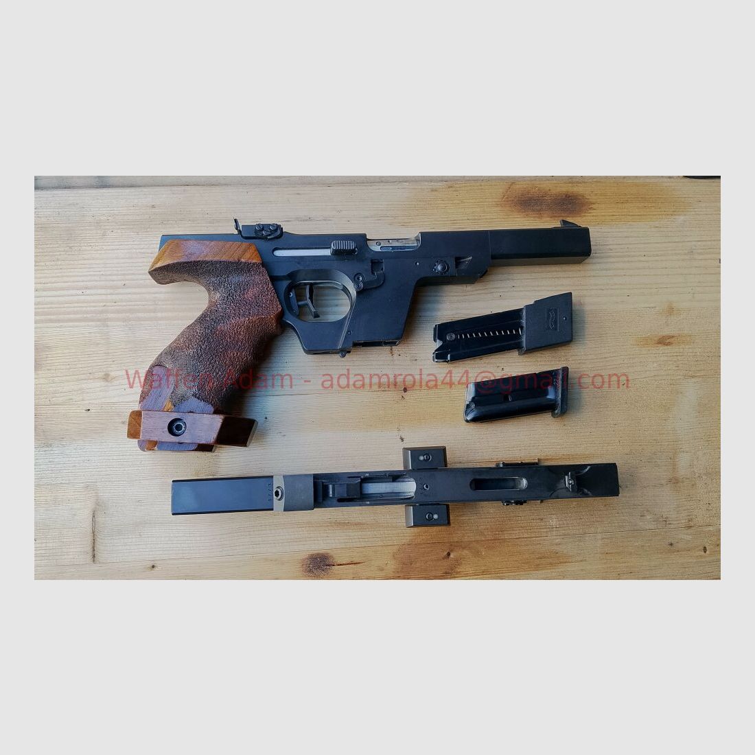 Carl Walther '100 años de Walther' GSP Pistola Deportiva .32S&W y .22lr