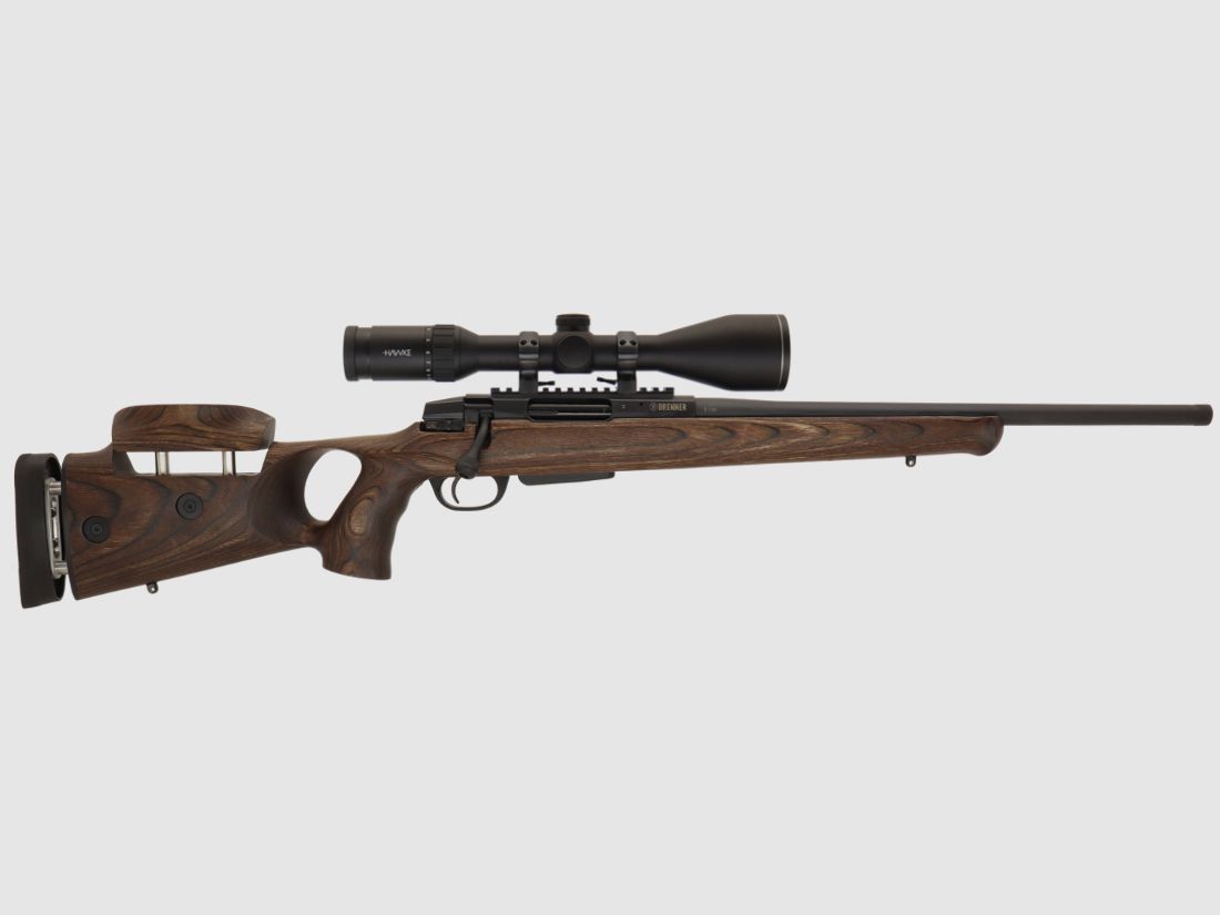 Komplettpaket: Brenner BR20 B&H Prohunter Flex Lochschaft mit doppelter Verstellung inkl. Hawke Endurance 3-12x56 (Art.Nr.: BR20PHFP4) Finanzierung möglich