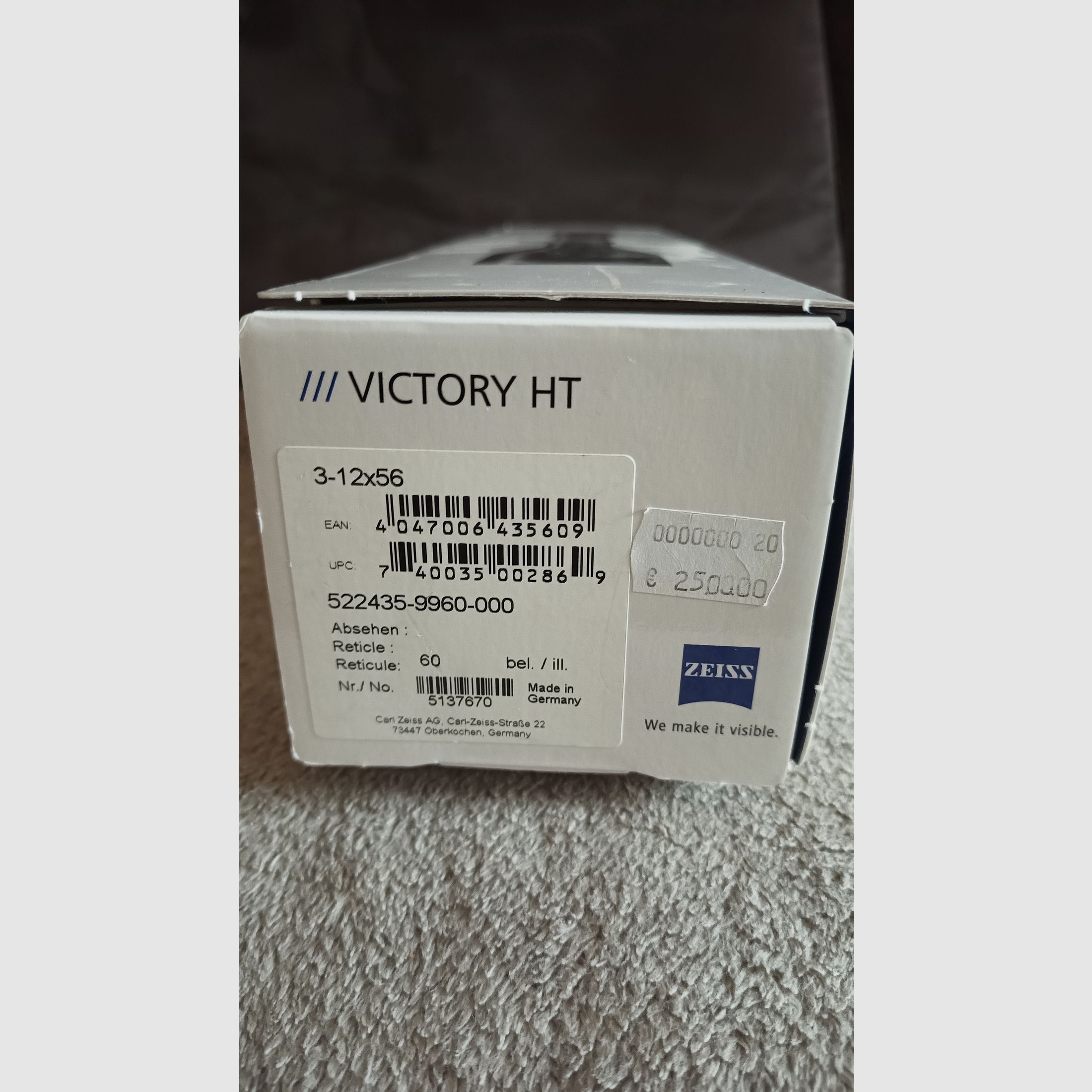 Zeiss Victory HT 3- 12 x 56