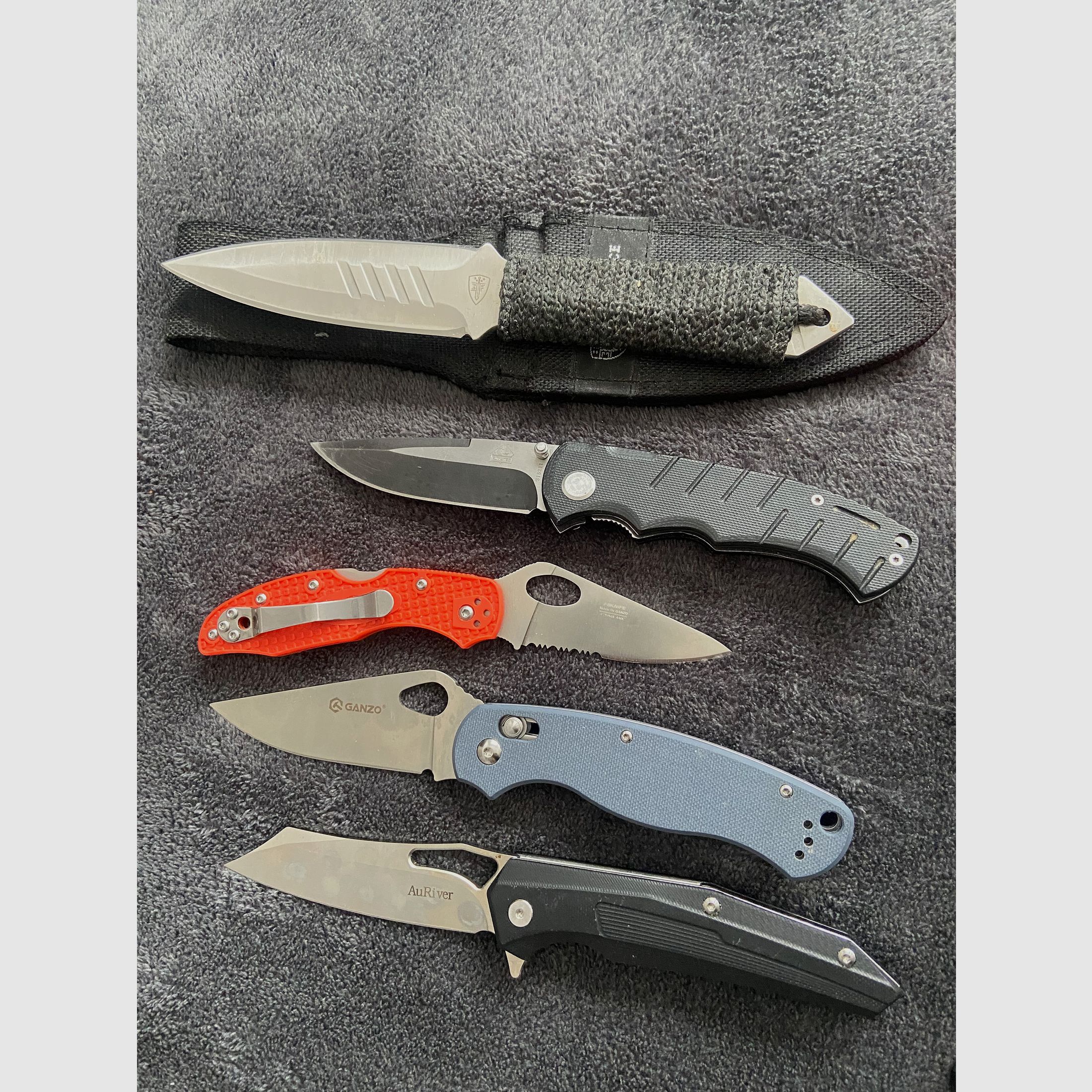 Große Messer-Sammlung aus Erbe (18-teilig) – Walther, Morakniv, Herbertz u.m. – ab 150€!